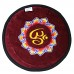 Circle with EMBROIDERY Pillow (Cushion) to keep Singing Bowls Safely - Large Size