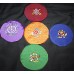 Circle with EMBROIDERY Pillow (Cushion) to keep Singing Bowls Safely - Large Size