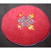 Circle with EMBROIDERY Pillow (Cushion) to keep Singing Bowls Safely - Large Size