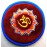 Circle with EMBROIDERY (Cushion) to keep Singing Bowls Safely - XX Large Size