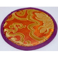 CIRCLE (PAD) Pillow (Brocade Cushion) to keep Singing Bowls Safly - Mini Size CIRCLE (PAD) Pillow (Brocade Cushion) to keep Singing Bowls Safly - Mini Size