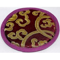 CIRCLE (PAD) Pillow (Brocade Cushion) to keep Singing Bowls Safely - XX Large Size CIRCLE (PAD) Pillow (Brocade Cushion) to keep Singing Bowls Safely - XX Large Size