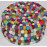 KNOTTED FELT CUSHION FOR SINGING BOWLS, to get best sound and Safety for any kinds of Singing Bowls, Meditation Cushion, Kitchen table Cushion (Rainbow Color) - Extra Small size