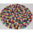 KNOTTED FELT CUSHION FOR SINGING BOWLS, to get best sound and Safety for any kinds of Singing Bowls, Meditation Cushion, Kitchen table Cushion (Rainbow Color) - Medium size