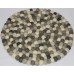 KNOTTED FELT CUSHION FOR SINGING BOWLS, to get best sound and Safety for any kinds of Singing Bowls, Meditation Cushion, Kitchen table Cushion (natural color) - Extra Large Size