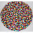 KNOTTED FELT CUSHION FOR SINGING BOWLS, to get best sound and Safety for any kinds of Singing Bowls, Meditation Cushion, Kitchen table Cushion (Rainbow Color) - XX Large Size