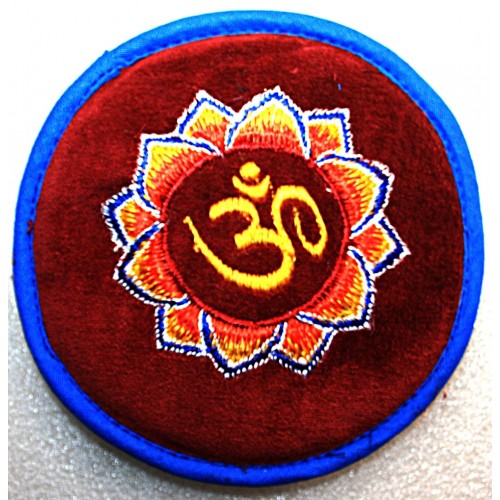 Circle with EMBROIDERY (Pad Professional) Pillow (Cushion) to keep Singing Bowls Safely - Small Size