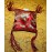 SQUARE Pillow (Cushion) to keep Singing Bowls Safly - Large Size