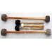 Singing Bowl DOUBLE HEADED Mallet (Drumstick/Singing Bowl Stick) to play singing bowls essential - Small/Medium Size 