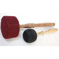 HARD FELT Mallet (Drumstick/Singing Bowl Stick) to play singing bowls essential - Small Size HARD FELT Mallet (Drumstick/Singing Bowl Stick) to play singing bowls essential - Small Size