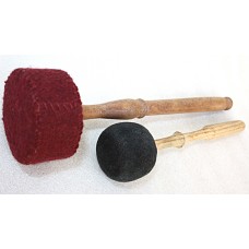 HARD FELT Mallet (Drumstick/Singing Bowl Stick) to play singing bowls essential - Small Size
