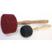 HARD FELT Mallet (Drumstick/Singing Bowl Stick) to play singing bowls essential - Small Size