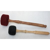 HARD FELT Mallet (Drumstick/Singing Bowl Stick) to play singing bowls essential - Mini (XX Small) Size  HARD FELT Mallet (Drumstick/Singing Bowl Stick) to play singing bowls essential - Mini (XX Small) Size