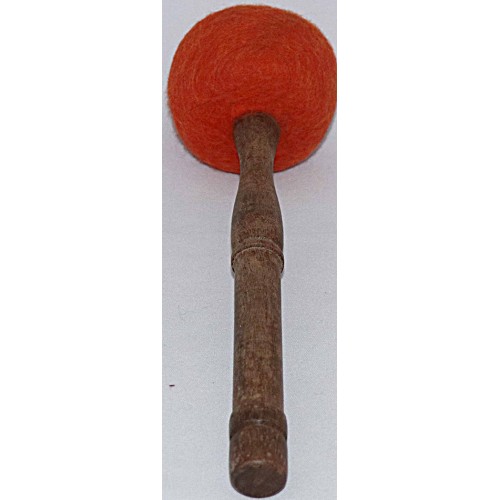 SOFT FELT Mallet (Drumstick/Singing Bowl Stick) to play singing bowls essential - Medium Size