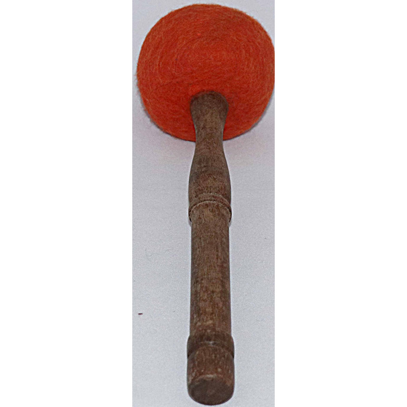 SOFT FELT Mallet (Drumstick/Singing Bowl Stick) to play singing bowls essential - Medium Size