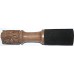 DESIGNED CARVED HANDLE (GOD HEADED) RINGER (Beater/Leather stick/Singing Bowl Stick) to play singing bowls essential - X Large Size