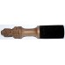 DESIGNED CARVED HANDLE (GOD HEADED) RINGER (Beater/Leather stick/Singing Bowl Stick) to play singing bowls essential - X Large Size