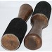 CONIC HANDLE (FISH STICK) RINGER (Beater/Leather stick/Singing Bowl Stick) to play singing bowsl essential - Small Size