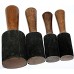 CONIC HANDLE (FISH STICK) RINGER (Beater/Leather stick/Singing Bowl Stick) to play singing bowsl essential - Small Size