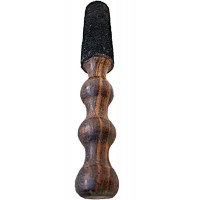DOUBLE CURVED HANDLE RINGER (Beater/Leather stick/Singing Bowl Stick) to play singing bowls essential - Medium Size DOUBLE CURVED HANDLE RINGER (Beater/Leather stick/Singing Bowl Stick) to play singing bowls essential - Medium Size