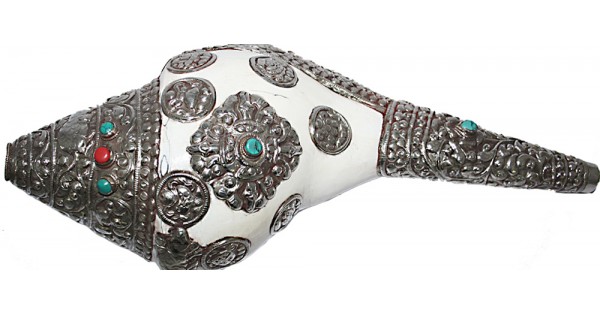 Metal Conch Shell (SHANKHA)-powerful ancient healing (therapeutic ...