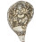 Ganesh Carving Conch Shell(SANKHA), powerful ancient healing (therapeutic) instrument, Hand work-White Color - Medium Size