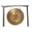CHAKRA HEALING GONG MCE® Professional Designed - Chakra symbol in human body with mantra in Sanskriti and English - XX Large Size