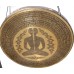 OM-UNIVERSAL SOND HEALING GONG OF MCE® Professional Designed - Chakra symbol in human body with mantra in Sanskriti and English - Jumbo Size