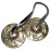F (Fa) - Musical Note, Double Drago Tingshaw/Cymbal - Medium Size